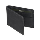Roots - Portefeuille fin pour homme avec fenêtre d'identification au dos - Noir-6 emplacements pour cartes de crédit
