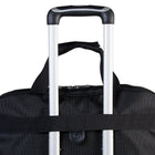 Swiss Gear – Mallette à soufflet double pour ordinateur portatif de 15,6 po, noir-Sangle en boucle arrière conçue pour être glissée par-dessus la poignée d'une valise