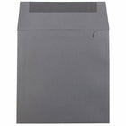JAM Paper Enveloppes carrées format invitation avec fermeture gommée, 6 x 6 po, gris foncé, 1000/paquet-Taille : 6 x 6 po