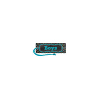 Teacher Created Resources Chalkboard Brights Magnetic Boys Pass, 6/Ensemble-1