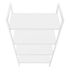 Monarch Specialties - 7801 48 po H Etagere - Blanc/Metal Blanc-9