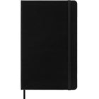Moleskine - Carnet Rigide Grand Format À Pages Lignées Et Blanches - 5 po x 8,25 po - Noir-192 feuilles