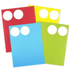 JAM Paper Sceaux autocollants ronds, 2,5 po dia., couleurs vives assorties, 4 paquets de 120 unités (147628assrt)-Étiquettes en forme de cercle