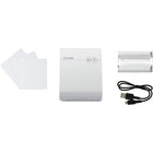 Canon - Imprimante photo couleur SELPHY Square QX10, blanc-Imprimez vos photos de médias sociaux préférées et collez-les à lâ™aide de lâ™endos adhésif du papier