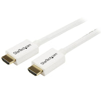 StarTech ® Câble HDMI haute vitesse mural Cl3, câble HDMI ultra HD 4k x 2k, HDMI vers HDMI M/M, blanc, 3 m (10 pi)-Idéal pour les installations murales HDMI