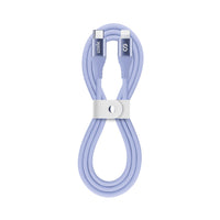 LOGiiX - Vibrance Câble Silicone USB-C vers Lightning - Lavande-Câble de chargement ultra-doux coloré et flexible de 1M (~ 3 pieds)