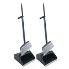 Johnny Vac – Porte-poussière à long manche avec mini balai, JS2051X2, paq./2-Porte-poussière à long manche avec mini balai à clip