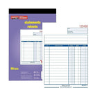Staples - Livrets de relevés, bilingues-Livrets avec reliure double et couverture bleue souple