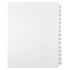 Mark Maker – Ensemble d’onglets séparateurs juridiques blancs, 1/15 onglets, format lettre, sans trous, numéros 151 à 165-Onglets séparateurs blancs, 1/15 onglets