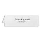 St. James™ – Cartes-tentes gaufrées Overtures® traditionnelles, pliables à 11 x 4 1/4 po, blanc, 50 cartes-Papier couverture de qualité supérieure de 65 lb, simple mais élégant