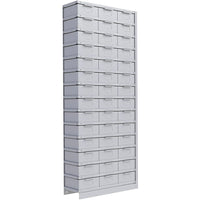 Metalware – Étagère sans boulons RK938, 15 tablettes, 36 x 18 x 88 po, gris pâle-Système de tablettes ajustables offrant un espace de rangement solide, mais économique qui convient à vos besoins