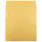 JAM Paper Enveloppes Stardream à fini métallisé, doré, 8,5 x 8,5 po, 250/paquet-Intérieur vierge où écrire un mot personnalisé