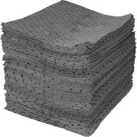 Zenith Safety –Tampons absorbants tissés, universel, moyen, 15 long x 17 larg. (po), 100/paquet-Fait à 100 % de fibre de polypropylène tissée