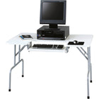 Safco - Table d'ordinateur pliante-Bureau de l'ordinateur