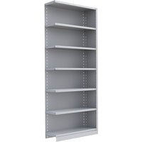 Metalware – Étagère enclenchable RK342, 7 tablettes, 36 x 24 x 88 (po), gris pâle-Système de tablettes ajustables offrant un espace de rangement solide, mais économique qui convient à vos besoins