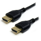 StarTech  Câble mince HDMI haute vitesse avec Ethernet, Câble HDMI Ultra HD 4K x 2K, HDMI vers HDMI M/M, 6 pi-Les connecteurs HDMIMD plaqués or préviennent la corrosion et assurent une connexion stable de grande qualité à tous les coups