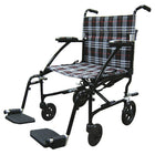 Drive Medical - Fauteuil de transport ultra léger Fly-Lite, noir-Cadre noir, aluminium