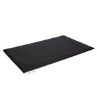 Mat Tech Tuff Spun Foot Lover, Tapis Anti-Fatigue, 2' x 3', 5/8", Surface Cannelée, Noir-Tapis Ergonomique