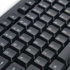 Clavier et souris USB Slimline avec fil de Verbatim, Noir-Souris compacte de forme ergonomique à suivi optique précis