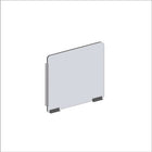 Côté pare-haleine modulaire Mark Maker - Acrylique transparent 1/4" - panneau L 23,5"xH 23,5" - 2 traverses inférieures de 4"-Nos côtés modulaires transparents doivent être combinés avec les façades modulaires comme une extension pour une protection supplémentaire.