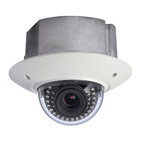 SeqCam – Caméra dôme de plafond réseau IR, anti-vandalisme pleine HD, 3 mégapixels, 5,5 po x 6,6 po x 6,6 po, blanc-Capteur 1/3 po Aptina CMOS à balayage progressif 3 mégapixels