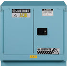 JustriteMD – Armoire de rangement Sure-GripMD acides et matières corrosives, 2 portes manuelles (35 x 35 x 22 (po))-Étagères et fond doublés de plateaux amovibles en polyéthylène pour faciliter le nettoyage