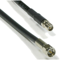 Turmode – Câble pour antenne de réseau sans fil WF6014 de 6 pi, 4,3 x 0,4 x 4,3 po, noir-Câble LMR100 de 6 pi SMA mâle vers SMA-RP femelle