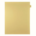Markmaker - 25 tabs/PQT, 5 PQT/Boite, Intercalaires imprimes Legal, Chamois, 1/15th coupe| format lettre, sans trous, Numero 77-Intercalaires imprimes Legal