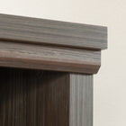 Sauder - 433680 La Collection Aspen Post Surmeuble de Bibliothèque - Finition Pebble Pine-5