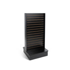 Can-Bramar - Econoline à double face streamline slatwall présentoir - 24po P x 24po L x 54poH - Noir-Surface en mélamine durable de 3/4po d'épaisseur