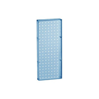 Azar Displays – Tableau mural à 1 côté avec panneau perforé, 20 x 8 po, bleu translucide, 2/paquet (770820-BLU)-Pour surfaces planes