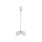 FuTECH – Porte-carte de table PCHC28, 8 po de haut, 10/paquet-Matériau : acier inoxydable