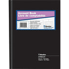Blueline - Livret de registre A7963.01, 10 1/4 po x 11 7/16 po-Noir, couverture rigide 