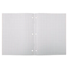 North American Paper Inc. - Cahiers d’exercices - 8 -5 po x 11 po - quadrillé 1 cm - 40 pages - paquet de 25-Papier à couverture, différentes couleurs