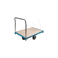 Kleton – Chariot à plateforme robuste, plateforme de 30 larg. x 48 long. (po), poignée de 40 haut. (po), capacité de 2500 lb-Largeur de la plateforme : 30 po