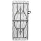 Flash Furniture – Table pliante à 2 battants de 30 x 72 po, plastique blanc (RB3072FH)-Capacité de charge statique de 330 lb