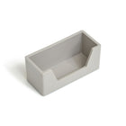 Porte-cartes professionnelles TRU RED, gris-Fabriqué dans un plastique au fini gris mat. Utilisez-le seul ou combinez-le avec d’autres accessoires assortis.