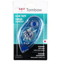 Tombow – Ruban adhésif permanent avec distributeur (62106)-Ruban adhésif permanent rechargeable qui colle instantanément, proprement et sans plis.