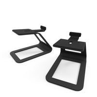 Kanto SE4 Supports de haut-parleur de bureau surélevés pour haut-parleurs moyens - Noir-Conçu pour YU4 ou d'autres haut-parleurs moyens