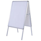 SECO Panneau de trottoir intérieur/extérieur, Snap A-Frame, 22" x 28", Argent-Il est idéal pour les entreprises, les restaurants et les cafés pour faire passer votre message, vos offres, vos promotions et être remarqué par les échanges commerciaux.