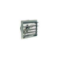Airmaster - Ventilateur d'evacuation à volet à 3 vitesses à entraînement direct de 18 po-Moteur de 115 V, 3-vitesses, monophase, moteur sous carter avec interrupteur à tirage