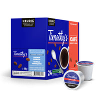 Dosettes K-Cup de café à la vanille française de Timothy’s - paquet de 24-Vanille française