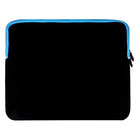 Housse de Protection Ordinateur Vangoddy Pochette PC Portable Ultrabook Sacoche Laptop Compatible 14 po,Noir et Bleu-Le compartiment arrière zippé est idéal pour contenir des accessoires