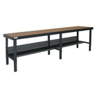 Valleycraft – Établis ergonomiques Vari-Tuff, 120 larg. x 48 prof. (po), bois (F87874A6)-120 po larg. x