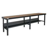 Valleycraft – Établis ergonomiques Vari-Tuff, 120 larg. x 48 prof. (po), bois (F87874A6)-120 po larg. x