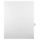 Mark Maker – Onglets séparateurs juridiques blancs, 1/25 onglets, format lettre, sans trous, numéro 116, 25/paquet-Onglets séparateurs blancs, 1/25 onglets