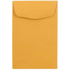 JAM Paper - Enveloppes à monnaie nº 4, 3 x 4 1/2 po, brun kraft/manille, 500/paquet-Enveloppes à monnaie