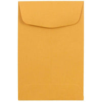 JAM Paper - Enveloppes à monnaie nº 4, 3 x 4 1/2 po, brun kraft/manille, 500/paquet-Enveloppes à monnaie