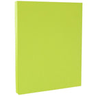 JAM Paper Papier couverture cartonné recyclé Brite Hue lisse, 8 1/2 x 11 po, vert lime intense, 250 feuilles/rame-Taille : 8 1/2 x 11 po