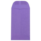 JAM Paper - Enveloppes à monnaie nº 3, 2,5 x 4,25 po, violet intense Brite Hue, 100/paquet-Enveloppes violettes